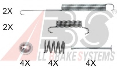 Set accesorii, sabot de frana 0026Q A.B.S. - Frana tambur