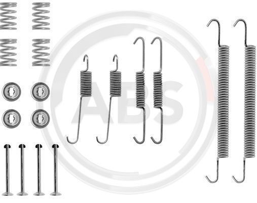 Set accesorii, sabot de frana 0757Q A.B.S. - Frana tambur Set accesorii, sabot de frana 0757Q A.B.S. - Frana tambur