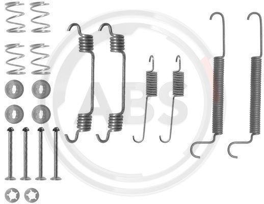 Set accesorii, sabot de frana 0766Q A.B.S. - Frana tambur Set accesorii, sabot de frana 0766Q A.B.S. - Frana tambur
