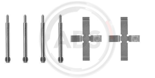 Set accesorii, placute frana 0980Q A.B.S. - Frana disc Set accesorii, placute frana 0980Q A.B.S. - Frana disc