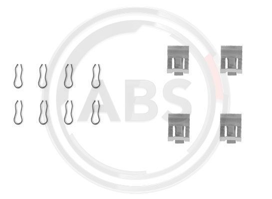 Set accesorii, placute frana 1055Q A.B.S. - Componente/ accesorii frana Set accesorii, placute frana 1055Q A.B.S. - Componente/ accesorii frana