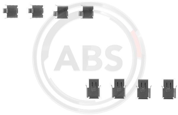 Set accesorii, placute frana 1171Q A.B.S. - Componente/ accesorii frana Set accesorii, placute frana 1171Q A.B.S. - Componente/ accesorii frana