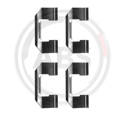 Set accesorii, placute frana 1174Q A.B.S. - Frana disc Set accesorii, placute frana 1174Q A.B.S. - Frana disc