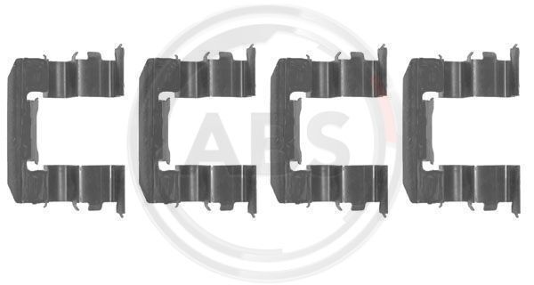 Set accesorii, placute frana 1184Q A.B.S. - Frana disc Set accesorii, placute frana 1184Q A.B.S. - Frana disc