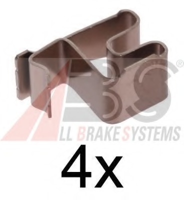 Set accesorii, placute frana 1219Q A.B.S. - Componente/ accesorii frana Set accesorii, placute frana 1219Q A.B.S. - Componente/ accesorii frana