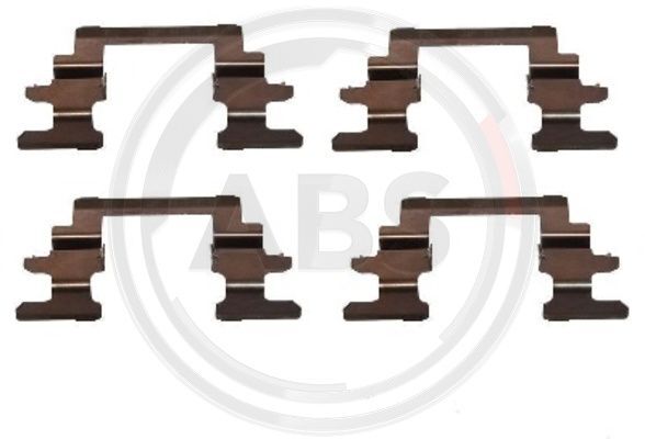 Set accesorii, placute frana 1236Q A.B.S. - Componente/ accesorii frana Set accesorii, placute frana 1236Q A.B.S. - Componente/ accesorii frana
