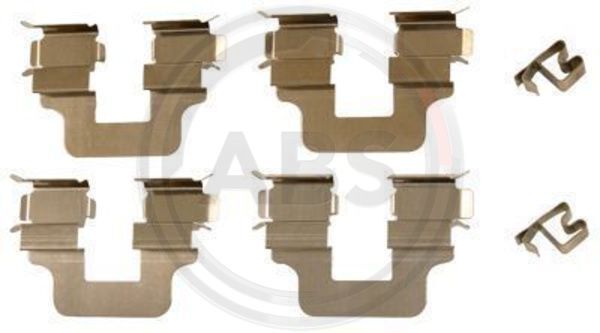 Set accesorii, placute frana 1245Q A.B.S. - Frana disc Set accesorii, placute frana 1245Q A.B.S. - Frana disc