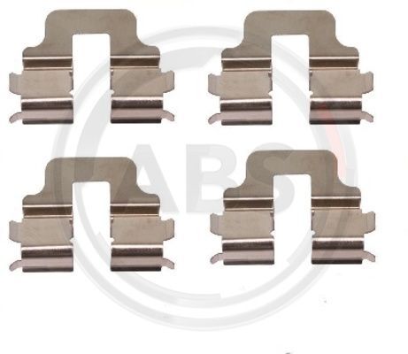 Set accesorii, placute frana 1247Q A.B.S. - Componente/ accesorii frana Set accesorii, placute frana 1247Q A.B.S. - Componente/ accesorii frana