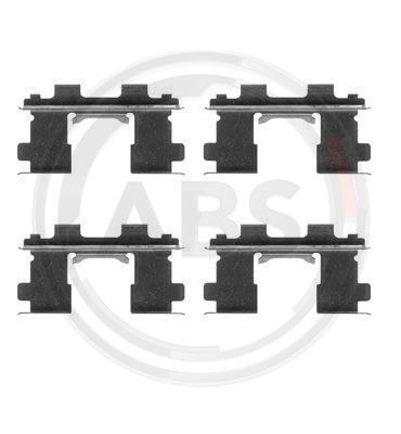 Set accesorii, placute frana 1253Q A.B.S. - Componente/ accesorii frana