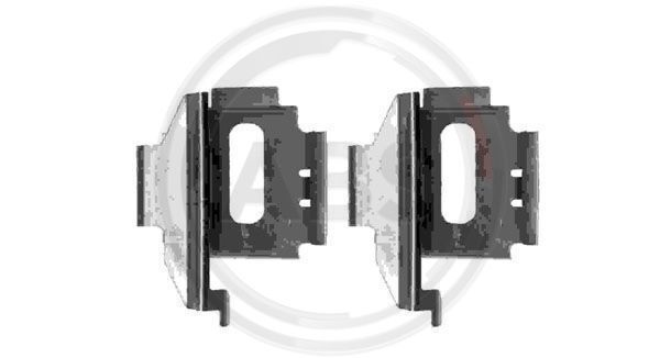 Set accesorii, placute frana 1282Q A.B.S. - Componente/ accesorii frana Set accesorii, placute frana 1282Q A.B.S. - Componente/ accesorii frana