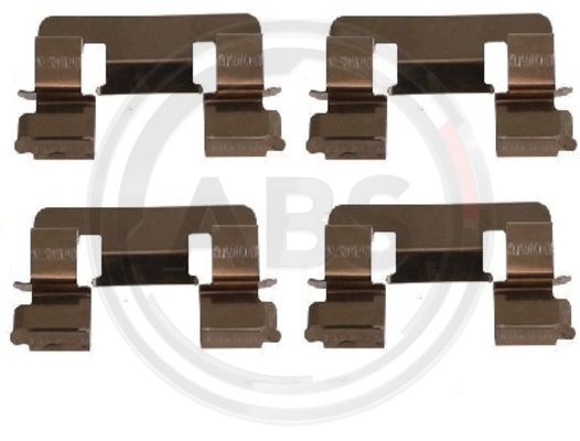 Set accesorii, placute frana 1293Q A.B.S. - Componente/ accesorii frana Set accesorii, placute frana 1293Q A.B.S. - Componente/ accesorii frana