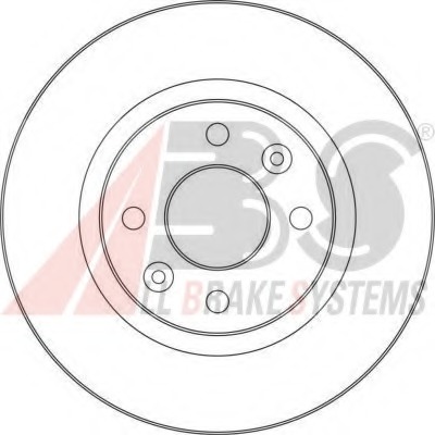 Disc frana 16150 OE A.B.S. - Frana disc Disc frana 16150 OE A.B.S. - Frana disc