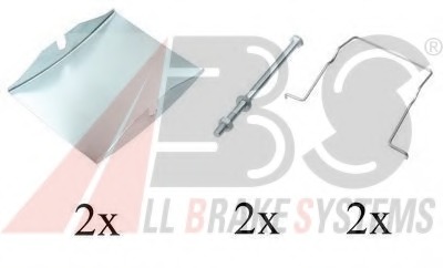 Set accesorii, placute frana 1623Q A.B.S. - Componente/ accesorii frana Set accesorii, placute frana 1623Q A.B.S. - Componente/ accesorii frana