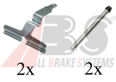 Set accesorii, placute frana 1661Q A.B.S. - Componente/ accesorii frana Set accesorii, placute frana 1661Q A.B.S. - Componente/ accesorii frana