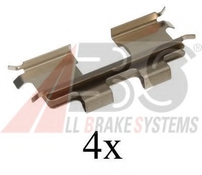 Set accesorii, placute frana 1667Q A.B.S. - Frana disc Set accesorii, placute frana 1667Q A.B.S. - Frana disc