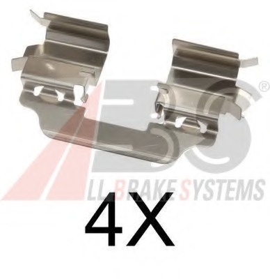 Set accesorii, placute frana 1770Q A.B.S. - Componente/ accesorii frana Set accesorii, placute frana 1770Q A.B.S. - Componente/ accesorii frana