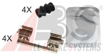 Set accesorii, placute frana 1798Q A.B.S. - Componente/ accesorii frana Set accesorii, placute frana 1798Q A.B.S. - Componente/ accesorii frana