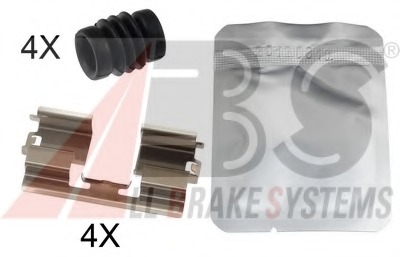 Set accesorii, placute frana 1818Q A.B.S. - Componente/ accesorii frana
