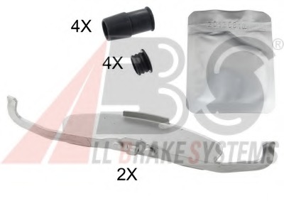 Set accesorii, placute frana 1846Q A.B.S. - Componente/ accesorii frana Set accesorii, placute frana 1846Q A.B.S. - Componente/ accesorii frana