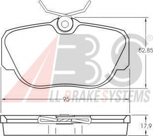 set placute frana,frana disc 36660 OE A.B.S. - Frana disc set placute frana,frana disc 36660 OE A.B.S. - Frana disc