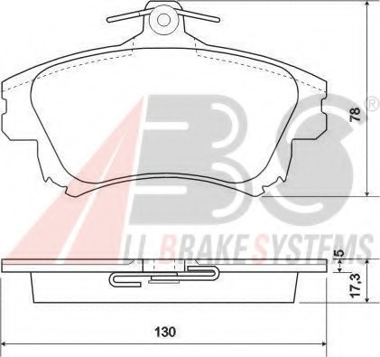 set placute frana,frana disc 37020 OE A.B.S. - Set placute frana set placute frana,frana disc 37020 OE A.B.S. - Set placute frana