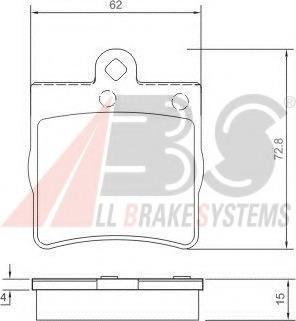 set placute frana,frana disc 37021 OE A.B.S. - Frana disc set placute frana,frana disc 37021 OE A.B.S. - Frana disc