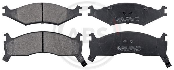 set placute frana,frana disc 37043 A.B.S. - Frana disc set placute frana,frana disc 37043 A.B.S. - Frana disc