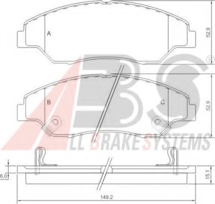 set placute frana,frana disc 37137 OE A.B.S. - Frana disc set placute frana,frana disc 37137 OE A.B.S. - Frana disc