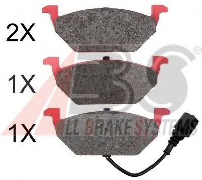 set placute frana,frana disc 37155S A.B.S. - Frana disc set placute frana,frana disc 37155S A.B.S. - Frana disc