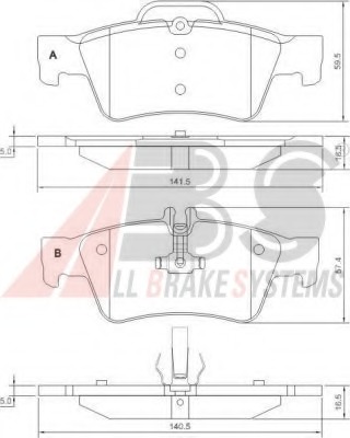 set placute frana,frana disc 37319 OE A.B.S. - Frana disc set placute frana,frana disc 37319 OE A.B.S. - Frana disc