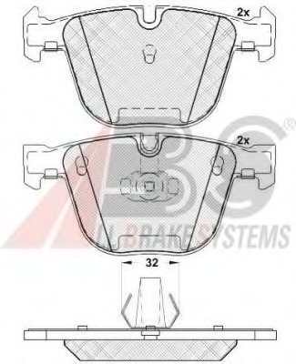 set placute frana,frana disc 37371 OE A.B.S. - Frana disc set placute frana,frana disc 37371 OE A.B.S. - Frana disc