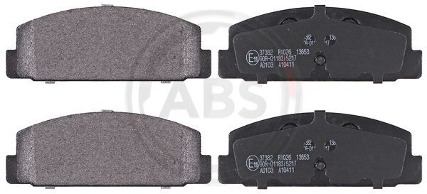 set placute frana,frana disc 37382 A.B.S. - Set placute frana set placute frana,frana disc 37382 A.B.S. - Set placute frana