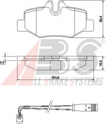set placute frana,frana disc 37450 OE A.B.S. - Frana disc set placute frana,frana disc 37450 OE A.B.S. - Frana disc