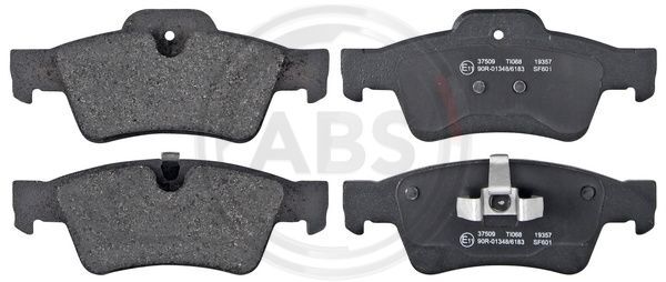 set placute frana,frana disc 37509 A.B.S. - Set placute frana set placute frana,frana disc 37509 A.B.S. - Set placute frana