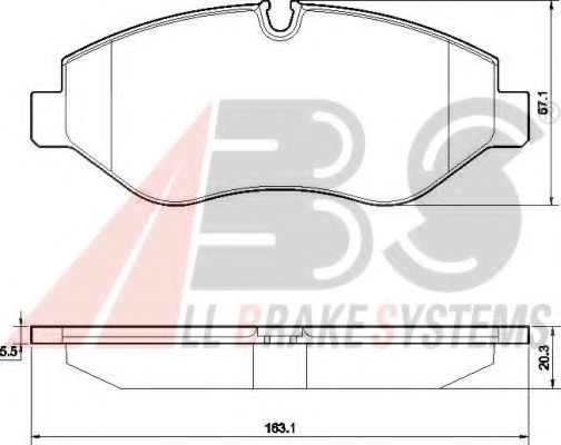 set placute frana,frana disc 37553 OE A.B.S. - Frana disc set placute frana,frana disc 37553 OE A.B.S. - Frana disc