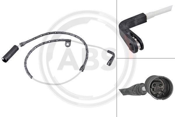 senzor de avertizare,uzura placute de frana 39566 A.B.S. - Componente/ accesorii frana