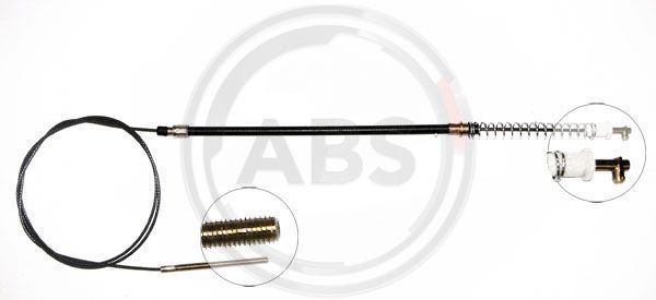 Cablu, frana de parcare K10128 A.B.S. - Maneta/ cablu