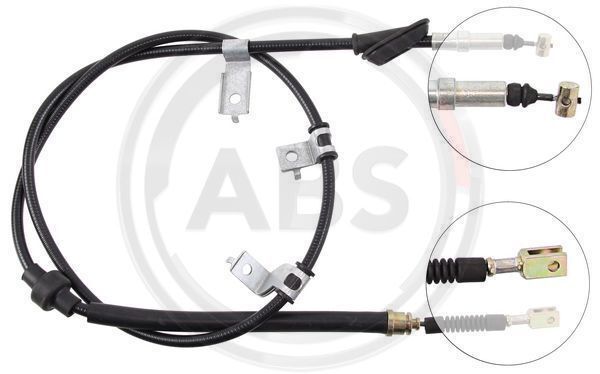 Cablu, frana de parcare K12508 A.B.S. - Maneta/ cablu