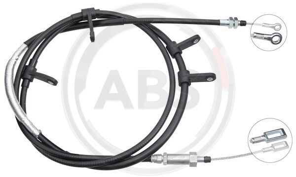 Cablu, frana de parcare K13985 A.B.S. - Maneta/ cablu