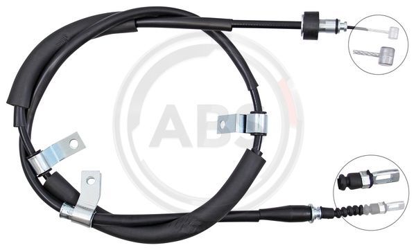 Cablu, frana de parcare K17318 A.B.S. - Maneta/ cablu