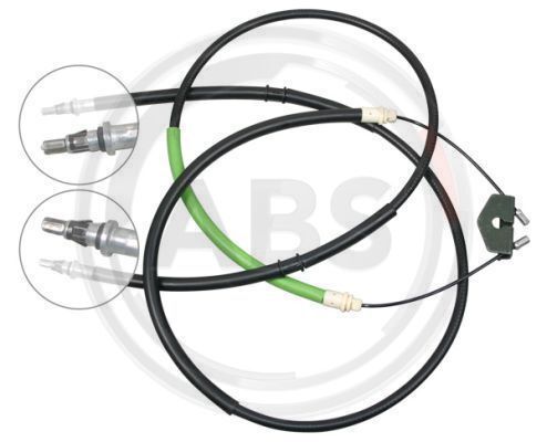 Cablu, frana de parcare K17402 A.B.S. - Maneta/ cablu