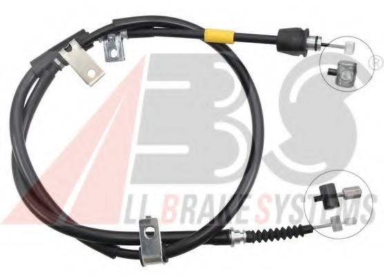 Cablu, frana de parcare K19064 A.B.S. - Maneta/ cablu