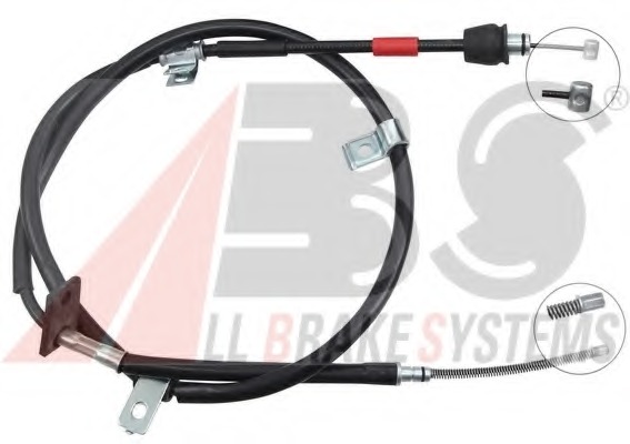 Cablu, frana de parcare K19127 A.B.S. - Maneta/ cablu