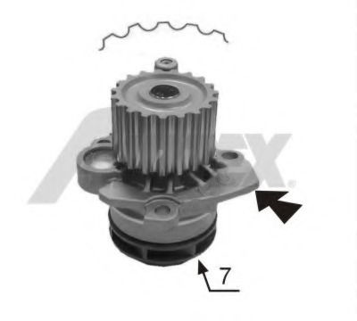 pompa apa 1775 AIRTEX - Pompa apa/ garnitura pompa apa 1775 AIRTEX - Pompa apa/ garnitura