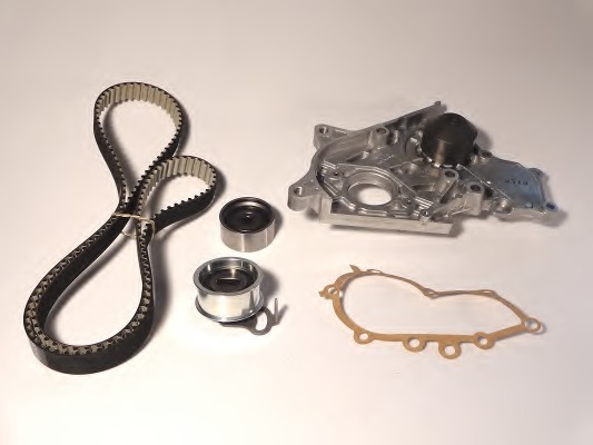 Set pompa apa + curea dintata TKT-909 AISIN - Curea distributie / rola de tensionare / rola de ghidare