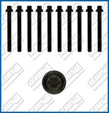 Set surub, chiulasa 81007900 AJUSA - Surub chiulasa