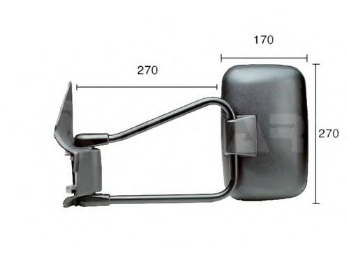 Oglinda exterioara 9201962 ALKAR - Oglinzi Oglinda exterioara 9201962 ALKAR - Oglinzi