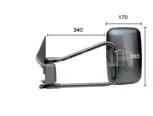 Oglinda exterioara 9201963 ALKAR - Oglinzi Oglinda exterioara 9201963 ALKAR - Oglinzi