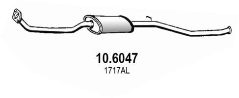 Toba esapamet intermediara 10.6047 ASSO - Toba de esapament Toba esapamet intermediara 10.6047 ASSO - Toba de esapament