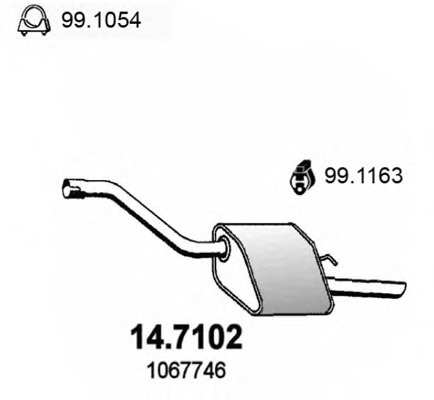 Toba esapament finala 14.7102 ASSO - Toba de esapament Toba esapament finala 14.7102 ASSO - Toba de esapament